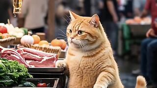 Cat lover and funny cat