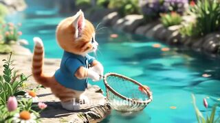 Chef Kucing : Fish and Chips ini Enak! | Kucing Lucu Masak | Kucing Lucu Makan