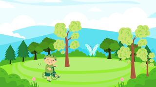 جادوئی تتلی اور ننھا ہیرو