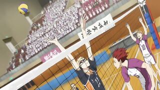 Haikyuu!! Karasuno High VS Shiratorizawa Academy S3.E4 ∙ The Halo Around the Moon [ ENGLISH ]
