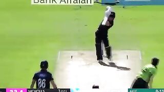 Akif Javed 1st wicket of his ODI career