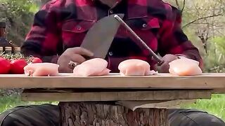A delicious meat dish cooked on the grill