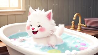 Bathtime Fun! ???????? | A Cute Kitten Song for Kids