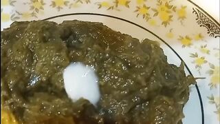Sunday Breakfast Saag with Butter And Desi Ghee Pratha