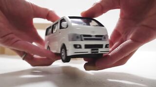 Marble run race ☆ HABA slope & transparent car & dump truck.
