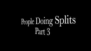 People Doing splits