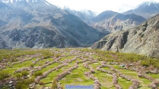 Spectacular view of Skardu city