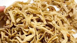 Quick leftover roti noodles