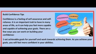 Built confidence tips
