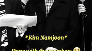 Bts during interviews