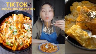 KOREAN FOOD TIKTOK COMPILATION | TTEOKBOKKI, JAPCHAE, & MANY MORE!!