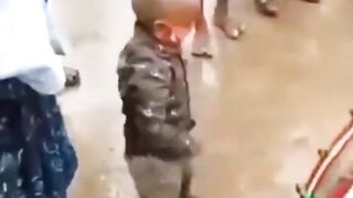 Funny kid  dance