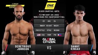 Demetrious Johnson ( USA ) VS Danny Kingad ( philippines ) MMA Fight