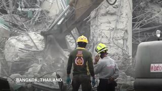 Thai minister still hopeful of finding quake survivors.