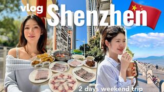 Try to record a video for Shenzhen on the Internet! This will fascinate foreigners! Beach | Food | Citywalk Learn English by following Vlog