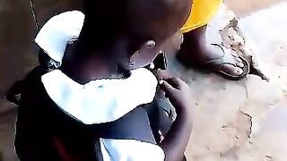 Baby goes to school