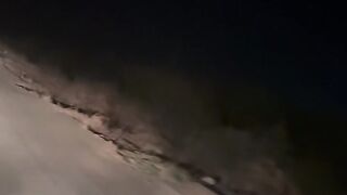 الطريق مخيف ومرعب