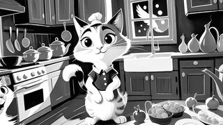 The cooking cat