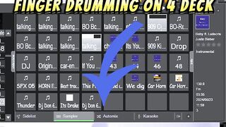 How Play Drums on Virtual 4 Deck ????????(Dj DOn Genius)