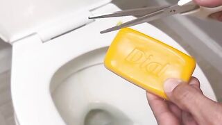 Cut The Bar Of Soap Bar Like This And Your Bathroom Will Smell