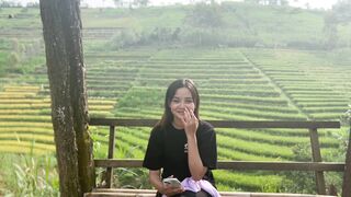 Woman and nature