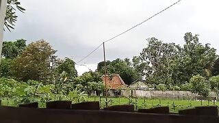 Hujan di kampung Wates borangan