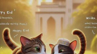 Lebaran di Kampung Kucing