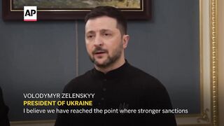 Zelenskyy accuses Russia of breaking promises they made to the U.S.