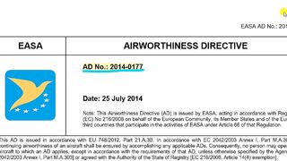 Case study in EASA AD