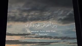 ﴿وَمَن أَعرَضَ عَن ذِكري فَإِنَّ لَهُ مَعيشَةً ضَنكًا وَنَحشُرُهُ 4