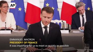 Emmanuel Macron on Trump's tariffs- US economy will 'emerge weaker'.