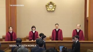 South Korea's Constitutional Court removes President Yoon Suk Yeol from office.