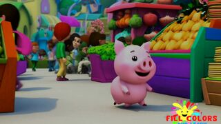 ???? This Little Piggy Song ???? | Fun Animal Dance & Learning for Toddlers! ???? | Kids' Favorite Rhyme