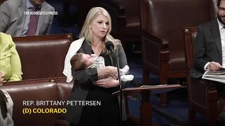 Parents in Congress push for proxy voting, Trump says he supports it.