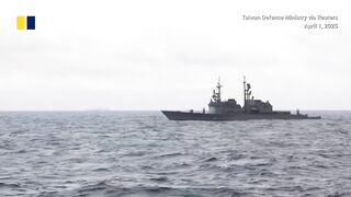 Beijing launches military drills around Taiwan.