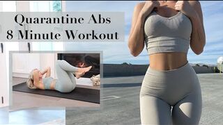 Quarantine Abs _ My 8 Minute Go-To Cinch Waist Workout