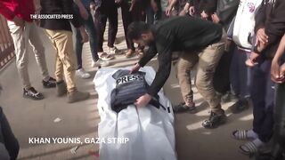 Journalist killed after Israeli strike hits media tent at Nasser Hospital.