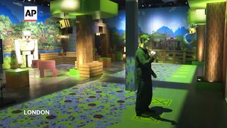 Minecraft interactive and immersive experience opens in London.