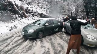 Snow fall difficulty