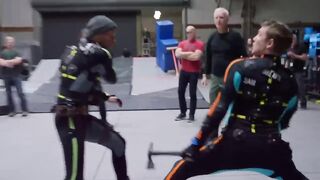Avarar actors behind the scenes side by side making of avatar