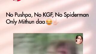 Mithun Daa funny action scene.