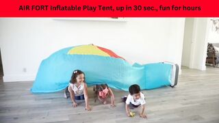 The Original AIR FORT Build A Fort in 30 Seconds, Inflatable Fort for Kids