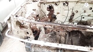 How to restoration old car engine room