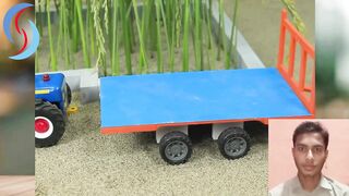 Top diy tractor making mini Concrete bridge #2| diy tractor | water pump
