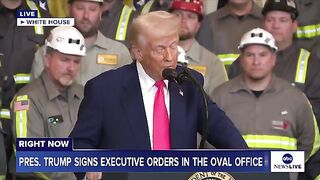 Trump says tariffs will make the U.S. 'very rich again, very soon'