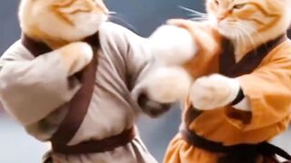 fight ,2 kungfu masters