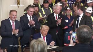 Trump signs executive orders to boost coal