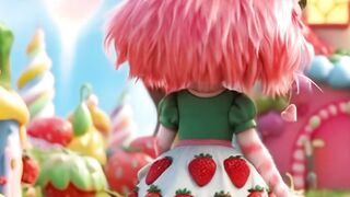 strawberry pink cat
