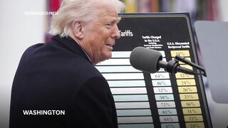 Trump limits tariffs on most nations, raises taxes on Chinese imports.