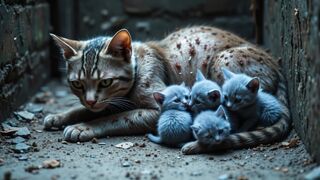Kitten Baby Rescue By man To His Mother